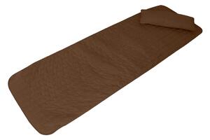 Set saltea si perna pentru sezlong Bedora Summer 60x190 cm, Maro