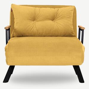Fotoliu Sando Single Mustard