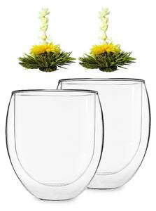 Feelino Ice, borcan de sticlă, 2 x 320 ml, cu flori de ceai