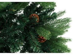 Brad de Crăciun 3D cu conuri, verde, 180 cm, CHRISTMAS TYP 7