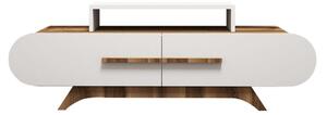 Masă TV Rose Walnut Alb