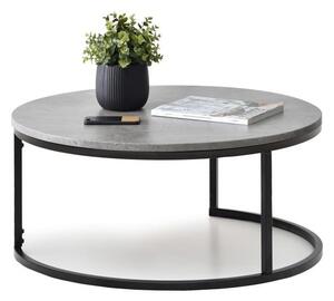 Z0ND0 Măsuță de cafea Kolja Stolik Xl (beton + negru). 1111481