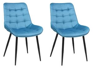 Set 2 Scaune Onix Turcoaz Deschis