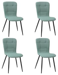 Set 4 Scaun Piele Ecologică Luca Verde Fistic