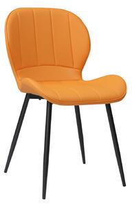 Scaun Piele Ecologică Topaz Portocaliu