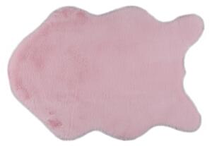Blană artificială, roz, 60x90, RABIT TIPUL 5