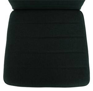 KONDELA Scaun, material textil smarald/cadru metalic negru, COLETA NOVA