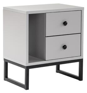 Măsuță de noptieră Glimmer Grey