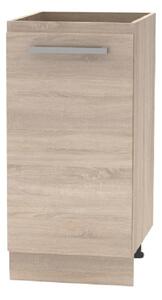 KONDELA Cabinet inferior 40 1DV, stejar sonoma, NOVA PLUS NOPL-054-0S