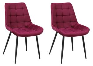 Set 2 Scaune Onix Bordo