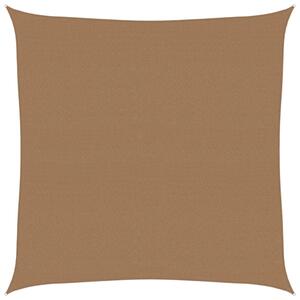 Pânză parasolar, gri taupe, 4,5x4,5 m, HDPE, 160 g/m²