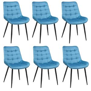 Set 6 Scaune Onix Turcoaz Deschis