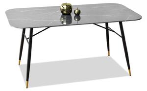Z0ND0 Masă de sufragerie Barno (gri + negru). 1111736