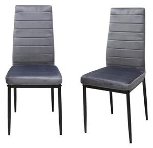 Set 2 Scaune Oscar Gri
