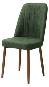 Scaun Artemis Verde Picior Maro