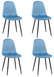 Set 4 Scaune Rya Albastru Deschis