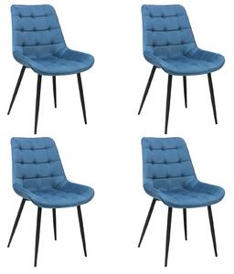 Set 4 Scaune Onix Turcoaz