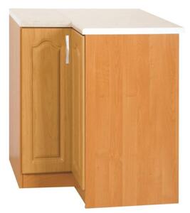Cabinet de bucătărie, inferior, stânga, anin, LORA MDF NEW KLASIK S90/90