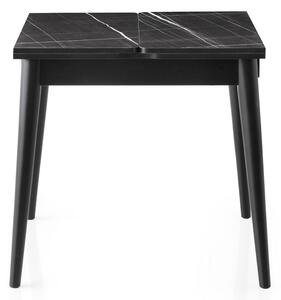 Masă de sufragerie Totem Black Marble