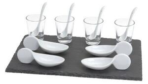 Set de servire pentru gustări EH 13 buc ,spoon