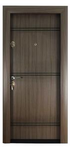 Ușă Metalică cu MDF Modern FV 384 Wenge PVC Stânga