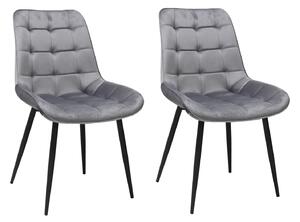Set 2 Scaune Onix Gri