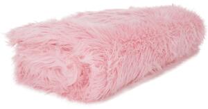 Pătură de blană, roz, 150x170, EBONA TIPUL 7