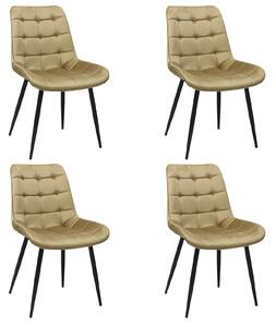Set 4 Scaune Onix Bej