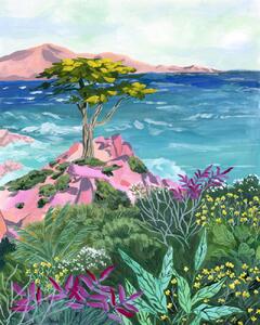 Ilustrare Lone Cypress, Sarah Gesek, (30 x 40 cm)