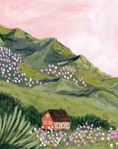 Ilustrare Mountain House, Sarah Gesek, (30 x 40 cm)
