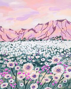 Ilustrare Pink Desert, Sarah Gesek, (30 x 40 cm)