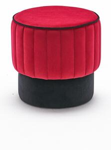 Taburet Rose Pouf Roșu