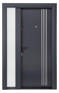 Ușă Metalică cu MDF Arhitect 483D 1G 120 Nuc PVC Stânga