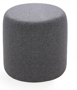 Silindir Taburet Pouf Antracit