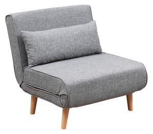 Fotoliu Folde Single Gri deschis