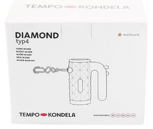 TEMPO-KONDELA DIAMOND TIP 4, mixer manual, roşu, plastic / metal