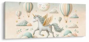 Tablou - Unicorn fericit (120x50 cm)