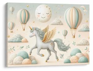 Tablou - Unicorn fericit (70x50 cm)