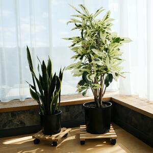 KONDELA Suport pt. flori, 2 buc., bambus, KOSMA