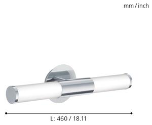 Aplică pentru baie Eglo 87219 PALMERA 2xE14/40W/230V IP44