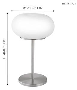 EGLO 86816 - Lampa de masa OPTICA 2xE27/60W
