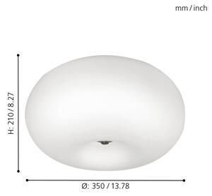 EGLO 86812 - Plafoniera OPTICA 2xE27/60W/230V