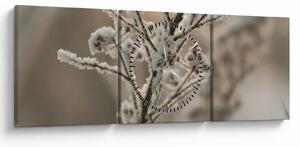 Tablou - Plantează în îngheț (cu ceas) (90x30 cm)