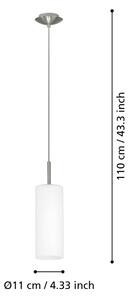 EGLO 85977 - Lustra cu cablu TROY 3 1xE27/60W