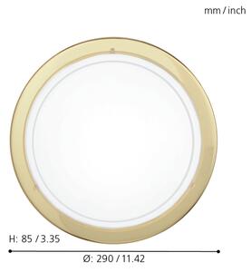 EGLO 83157 - Plafoniera pe lant1 1xE27/60W