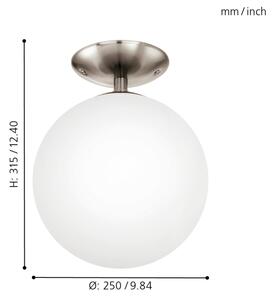 EGLO 91589 - Plafoniera RONDO 1xE27/60W