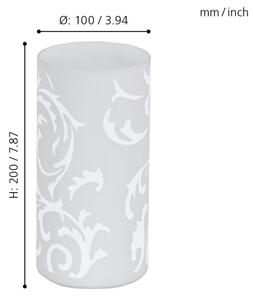 EGLO 91242 - Lampa de masa GEO 1xE14/60W