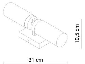 Aplică pentru baie Globo 7816 SPACE 2xE14/40W/230V IP44