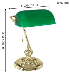 Eglo 90967 - BANKER Lampa de masa E27/60W/230V