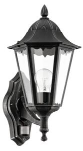 Eglo 93458 - Corp de iluminat perete exterior cu senzor NAVEDO 1xE27/60W/230V